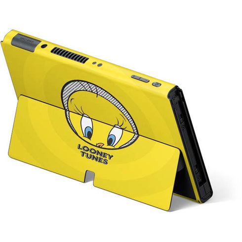 Looney Tunes Tweety Bird Full Nintendo Switch OLED (2021) Skin
