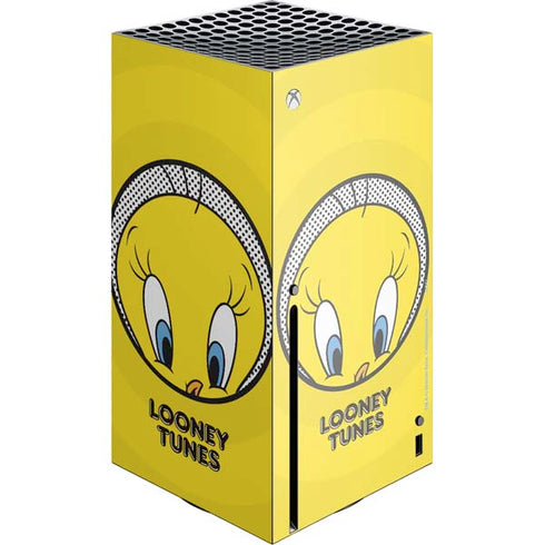 Looney Tunes Tweety Bird Full Xbox Series X Console Skin