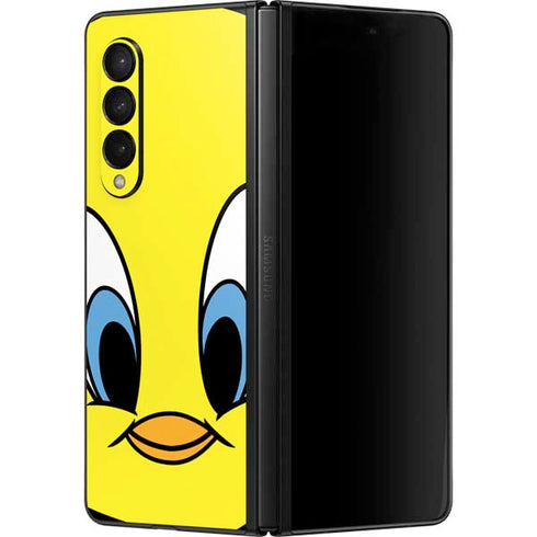 Looney Tunes Tweety Bird Galaxy Z Fold3 5G Skin