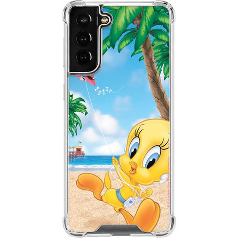 Looney Tunes Tweety Bird Ipod Galaxy S21 FE Clear Case