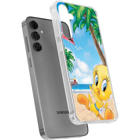 Looney Tunes Tweety Bird Ipod Galaxy S24 Plus Clear Case