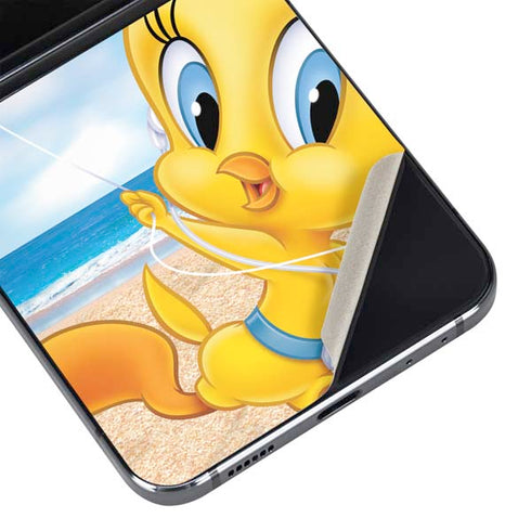 Looney Tunes Tweety Bird Ipod Galaxy Z Flip5 5G Skin