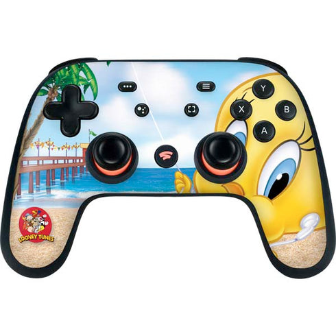 Looney Tunes Tweety Bird Ipod Google Stadia Controller Skin