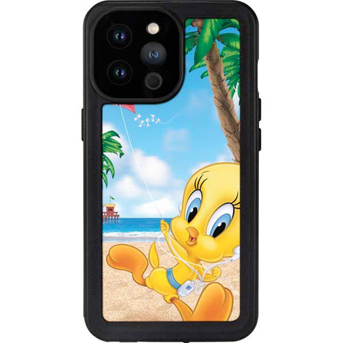 Looney Tunes Tweety Bird Ipod iPhone 14 Pro Max Waterproof Case