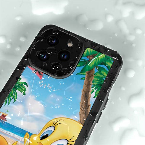 Looney Tunes Tweety Bird Ipod iPhone 14 Pro Max Waterproof Case