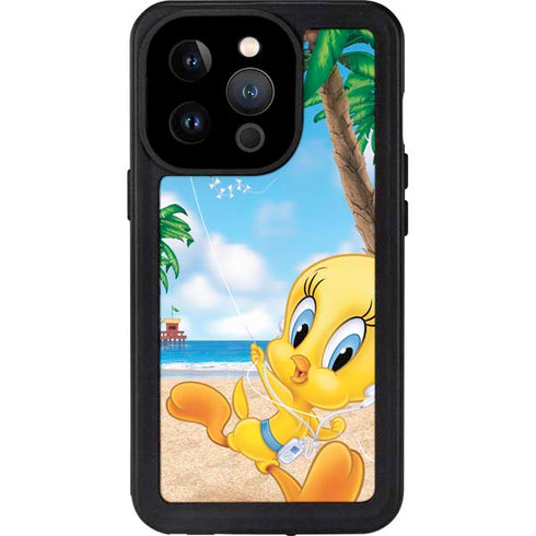 Looney Tunes Tweety Bird Ipod iPhone 14 Pro Waterproof Case