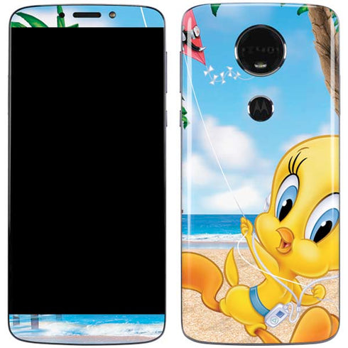 Looney Tunes Tweety Bird Ipod Moto E5 Plus Skin