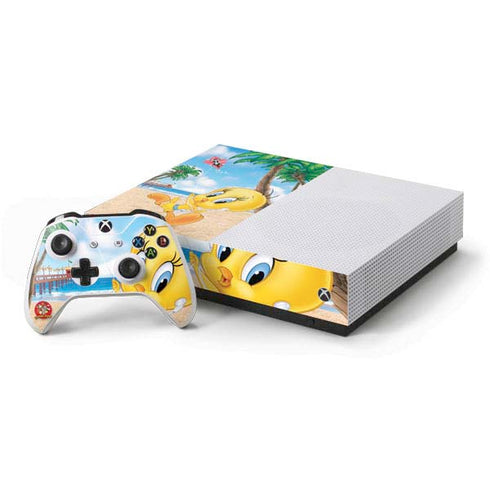 Looney Tunes Tweety Bird Ipod Xbox One S All-Digital Edition Bundle Skin