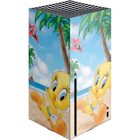 Looney Tunes Tweety Bird Ipod Xbox Series X Console Skin