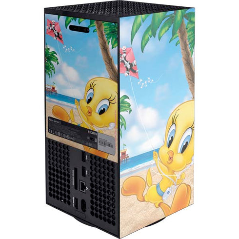 Looney Tunes Tweety Bird Ipod Xbox Series X Console Skin