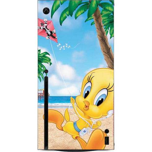 Looney Tunes Tweety Bird Ipod Xbox Series X Console Skin