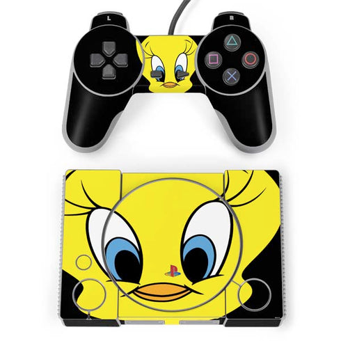 Looney Tunes Tweety Bird PlayStation Classic Bundle Skin