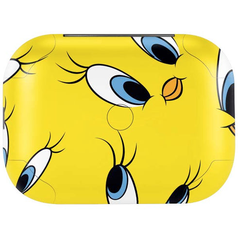 Looney Tunes Tweety Bird Super Sized Pattern Amazon Echo Buds Skin