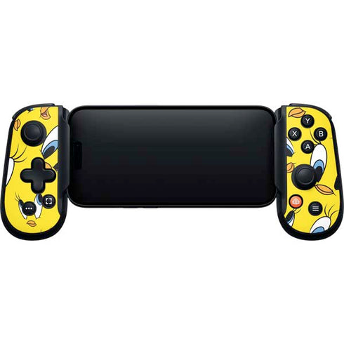 Looney Tunes Tweety Bird Super Sized Pattern Backbone One for iPhone Game Controller Skin