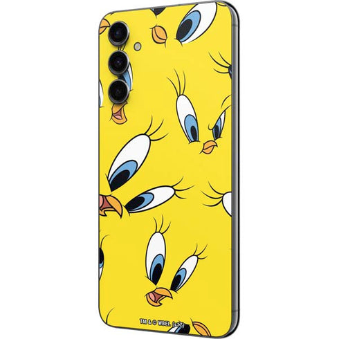 Looney Tunes Tweety Bird Super Sized Pattern Galaxy A14 5G Skin