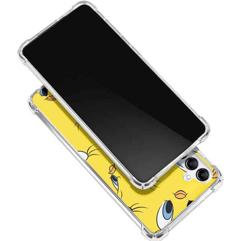 Looney Tunes Tweety Bird Super Sized Pattern Galaxy A15 5G Clear Case