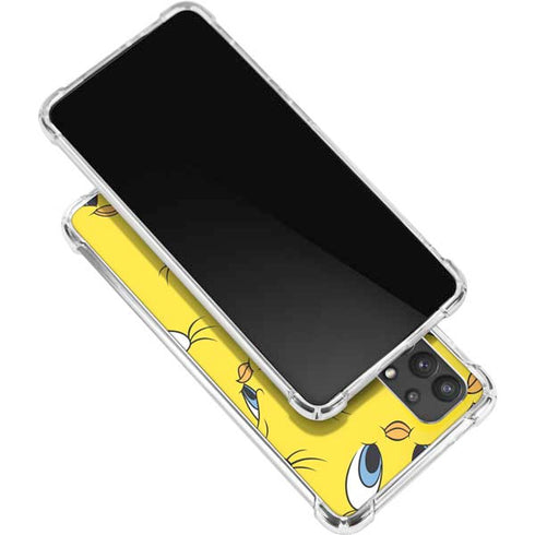 Looney Tunes Tweety Bird Super Sized Pattern Galaxy A32 5G Clear Case