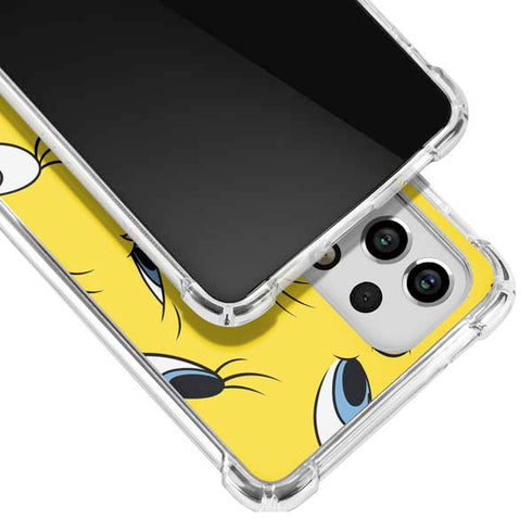 Looney Tunes Tweety Bird Super Sized Pattern Galaxy A53 5G Clear Case