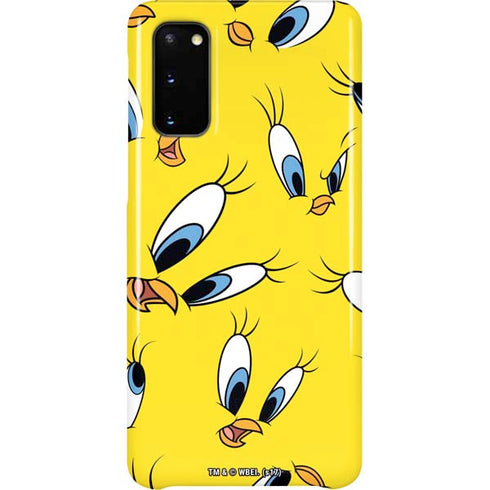 Looney Tunes Tweety Bird Super Sized Pattern Galaxy S20 Lite Case