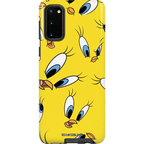 Looney Tunes Tweety Bird Super Sized Pattern Galaxy S20 Pro Case