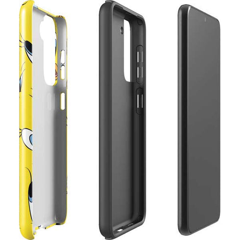 Looney Tunes Tweety Bird Super Sized Pattern Galaxy S21 FE Pro Case