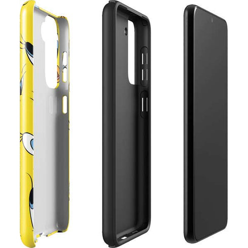 Looney Tunes Tweety Bird Super Sized Pattern Galaxy S22 Pro Case