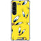 Looney Tunes Tweety Bird Super Sized Pattern Galaxy S23 Clear Case