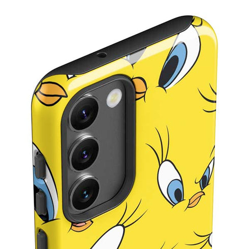 Looney Tunes Tweety Bird Super Sized Pattern Galaxy S23 Pro Case