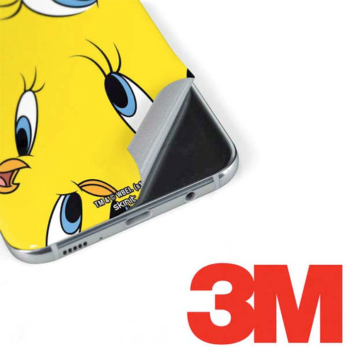 Looney Tunes Tweety Bird Super Sized Pattern Galaxy S8 Plus Skin