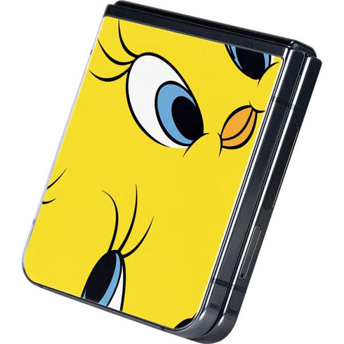 Looney Tunes Tweety Bird Super Sized Pattern Galaxy Z Flip5 5G Skin