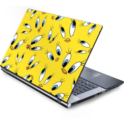 Looney Tunes Tweety Bird Super Sized Pattern Generic Laptop Skin