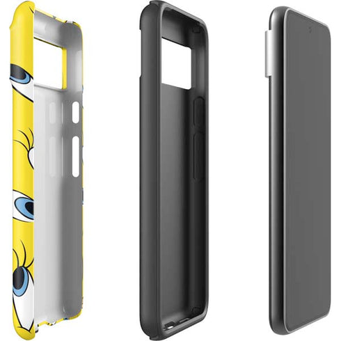 Looney Tunes Tweety Bird Super Sized Pattern Google Pixel 8 Pro Impact Case