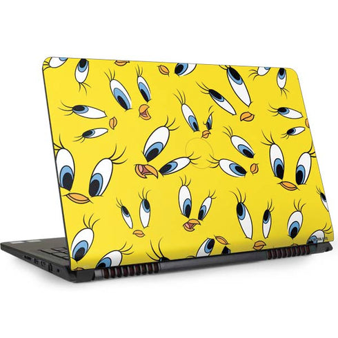 Looney Tunes Tweety Bird Super Sized Pattern Dell Inspiron Skin