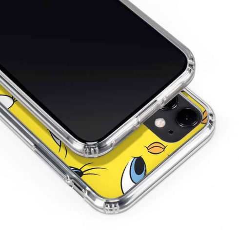 Looney Tunes Tweety Bird Super Sized Pattern iPhone 11 Clear Case