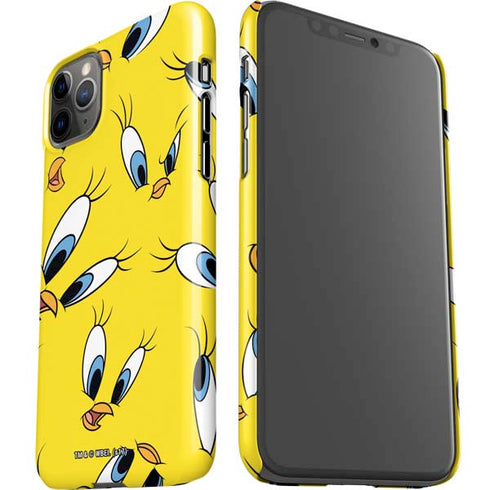 Looney Tunes Tweety Bird Super Sized Pattern iPhone 11 Pro Max Lite Case