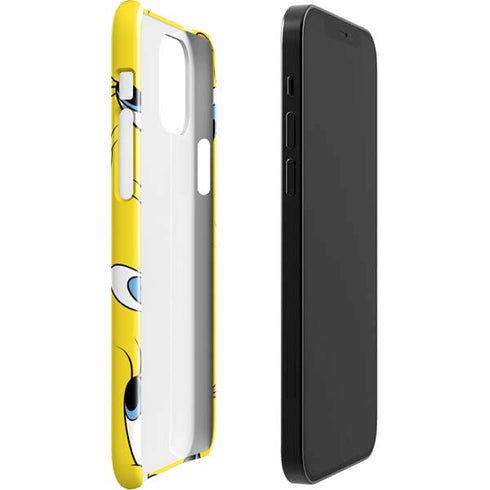 Looney Tunes Tweety Bird Super Sized Pattern iPhone 12 Mini Lite Case
