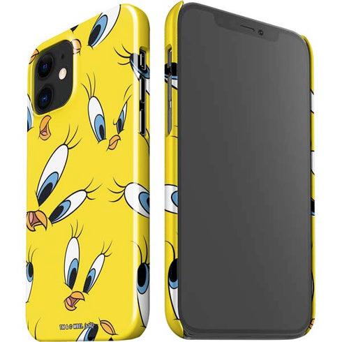 Looney Tunes Tweety Bird Super Sized Pattern iPhone 12 Mini Lite Case