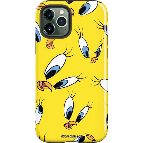 Looney Tunes Tweety Bird Super Sized Pattern iPhone 12 Pro Impact Case