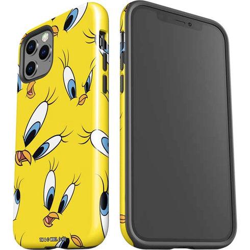 Looney Tunes Tweety Bird Super Sized Pattern iPhone 12 Pro Impact Case