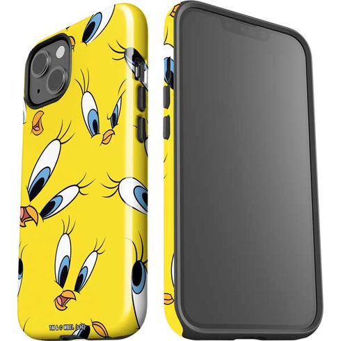 Looney Tunes Tweety Bird Super Sized Pattern iPhone 13 Impact Case