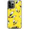 Looney Tunes Tweety Bird Super Sized Pattern iPhone 13 Pro Max Clear Case