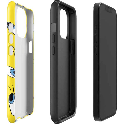 Looney Tunes Tweety Bird Super Sized Pattern iPhone 13 Pro Max Impact Case