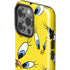 Looney Tunes Tweety Bird Super Sized Pattern iPhone 14 Pro Impact Case