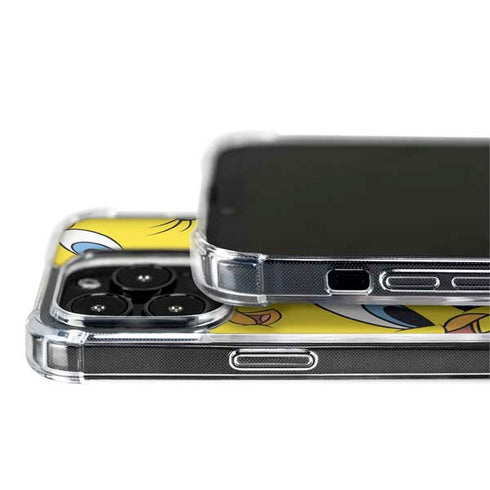 Looney Tunes Tweety Bird Super Sized Pattern iPhone 15 Pro Max MagSafe Case
