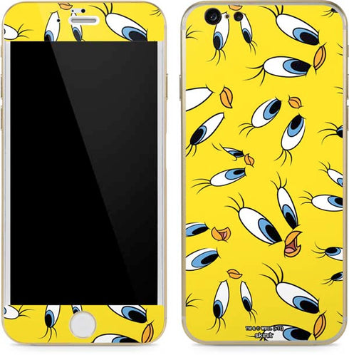 Looney Tunes Tweety Bird Super Sized Pattern iPhone 6/6s Skin