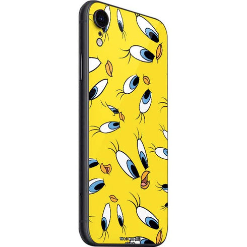 Looney Tunes Tweety Bird Super Sized Pattern iPhone SE (2nd & 3rd Gen) Skin
