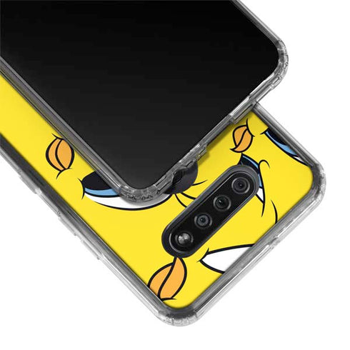 Looney Tunes Tweety Bird Super Sized Pattern LG K51/Q51 Clear Case