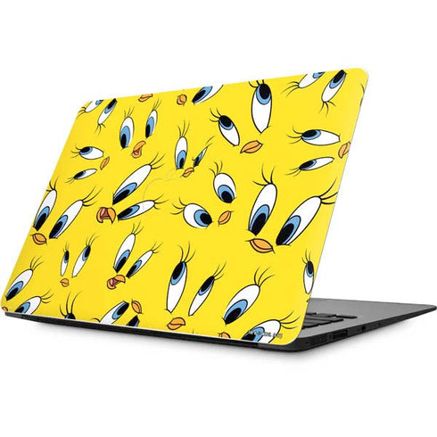 Looney Tunes Tweety Bird Super Sized Pattern Apple MacBook Skin