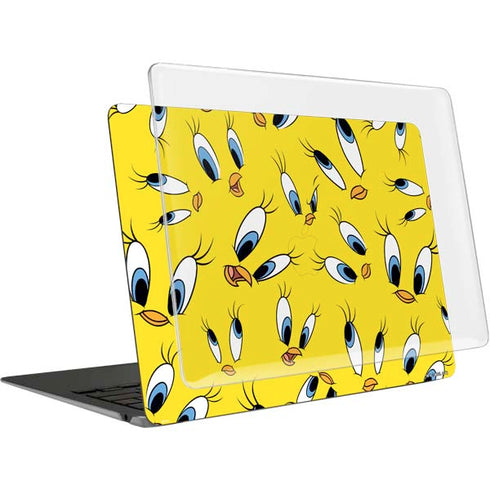 Looney Tunes Tweety Bird Super Sized Pattern MacBook Air 13in M1 (2021) Case plus Skin