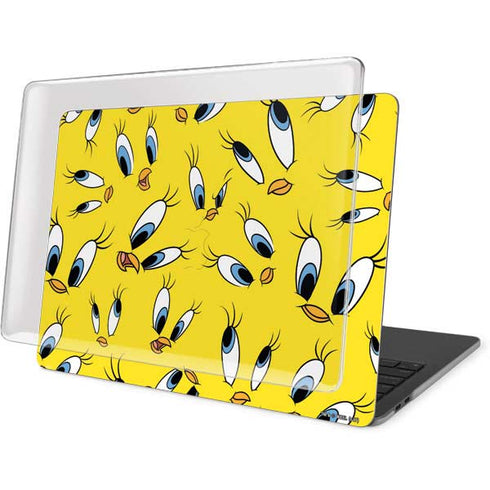 Looney Tunes Tweety Bird Super Sized Pattern MacBook Pro 13in (2020) Case plus Skin